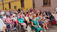 Krzesimir Dębski w Alei Sław - Zamość 06.07.2024 r..   