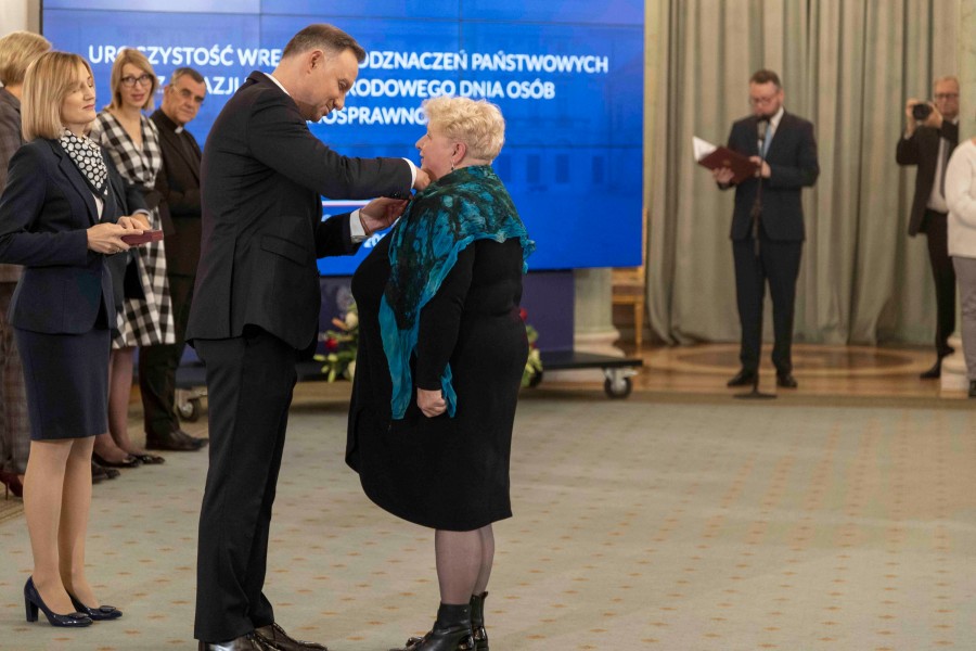 Maria Król odznaczona Krzyżem Kawalerskim Orderu Odrodzenia Polski