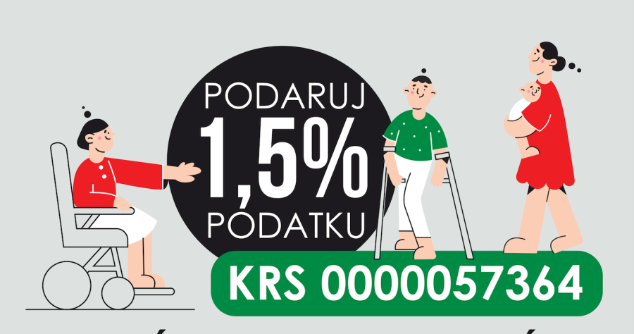 podaruj 1,5% podatku i zostań naszym DARCZYŃCĄ!